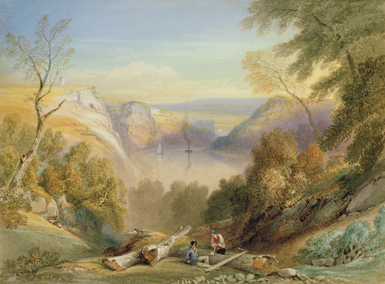 Avon Gorge fra Leigh Woods, ser mot St. Vincent Rocks av Samuel Jackson