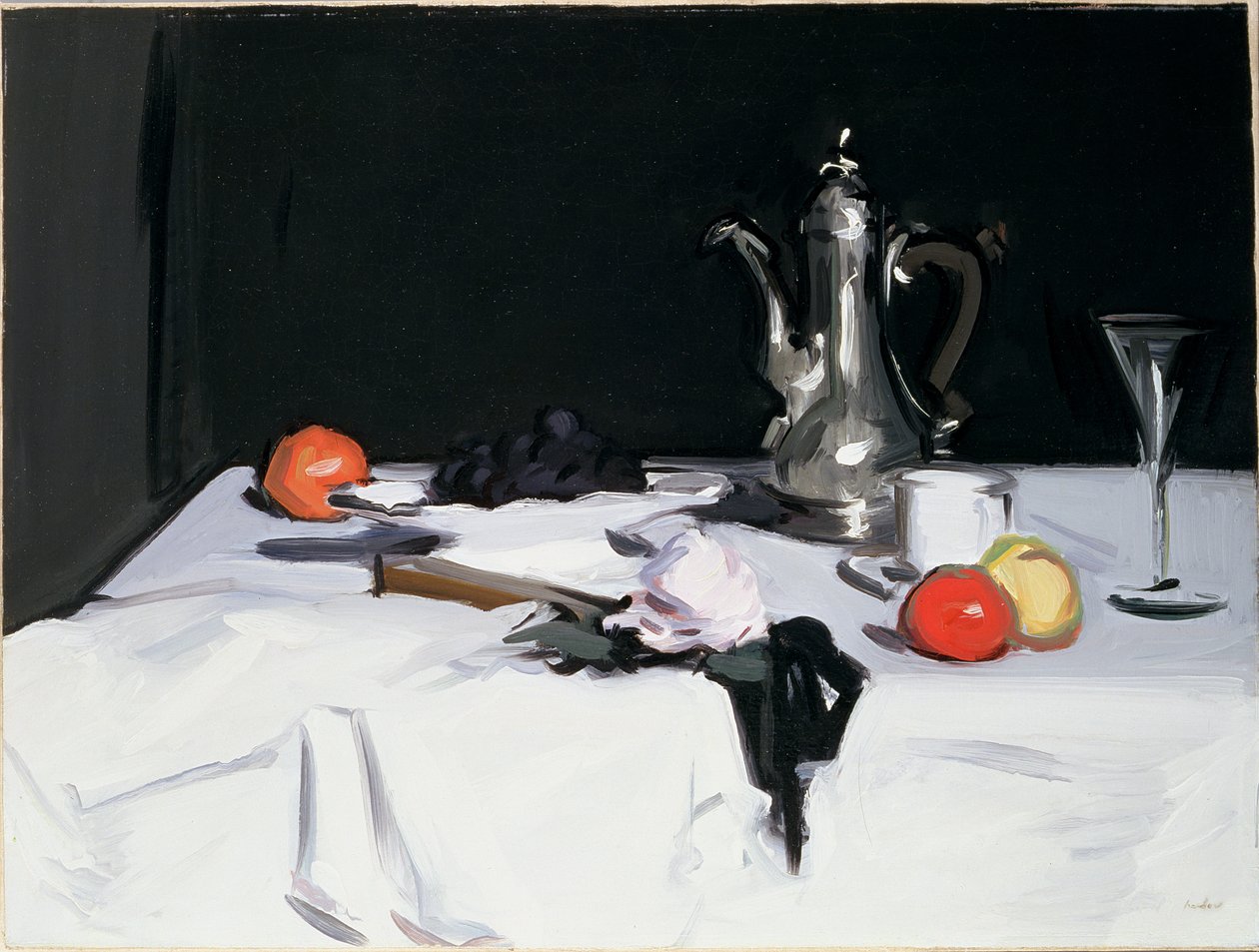 Stilleben med kaffekanne, ca. 1905 av Samuel John Peploe
