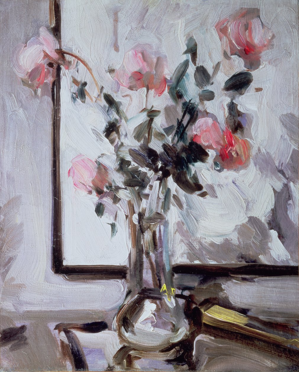 Stilleben med roser av Samuel John Peploe