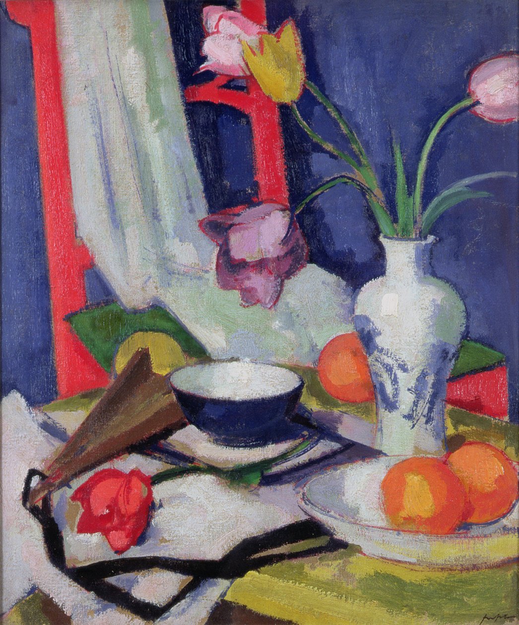 Stilleben med tulipaner, 1925 av Samuel John Peploe