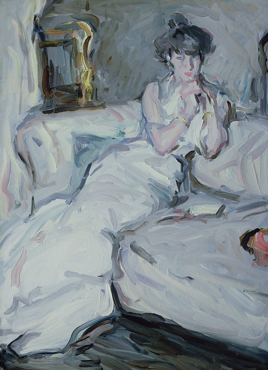Piken i hvitt, 1909 av Samuel John Peploe