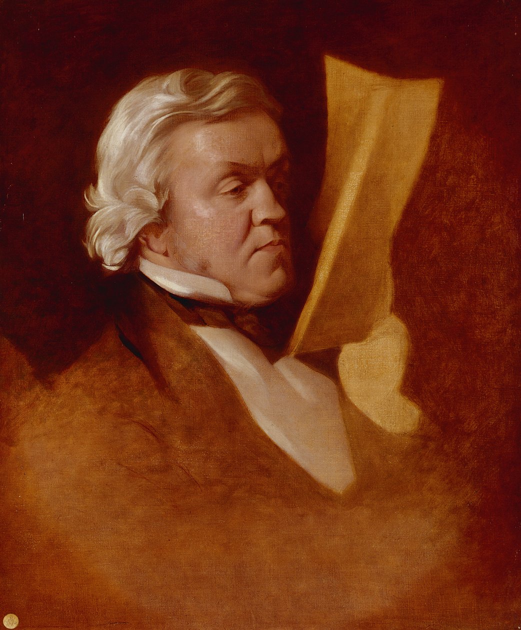 William Makepeace Thackeray, ca. 1864 av Samuel Laurence