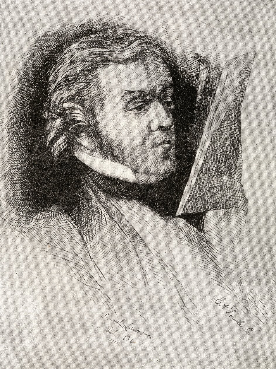 William Makepeace Thackeray av Samuel Lawrence
