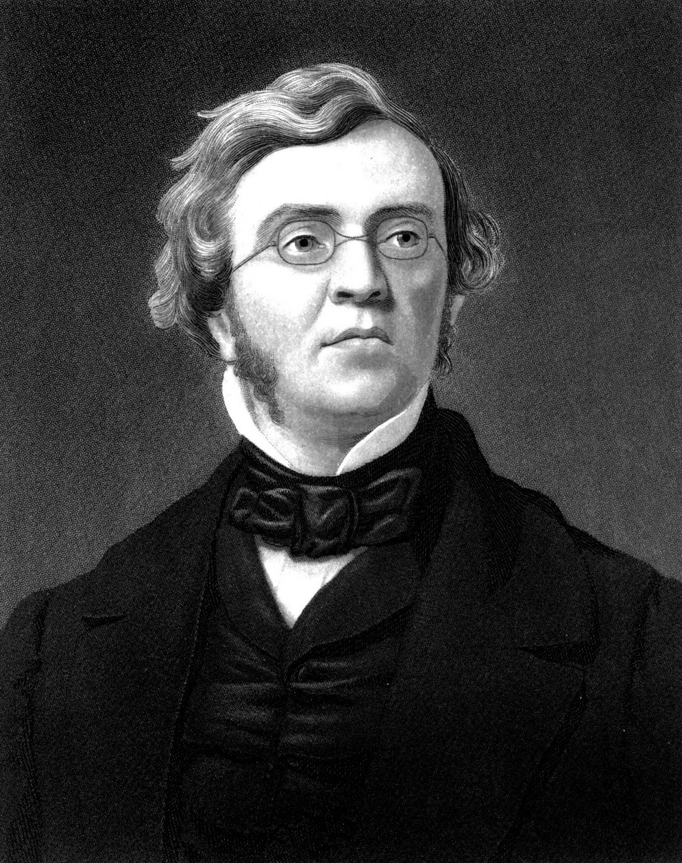 William Makepeace Thackeray gravering av Samuel Lawrence