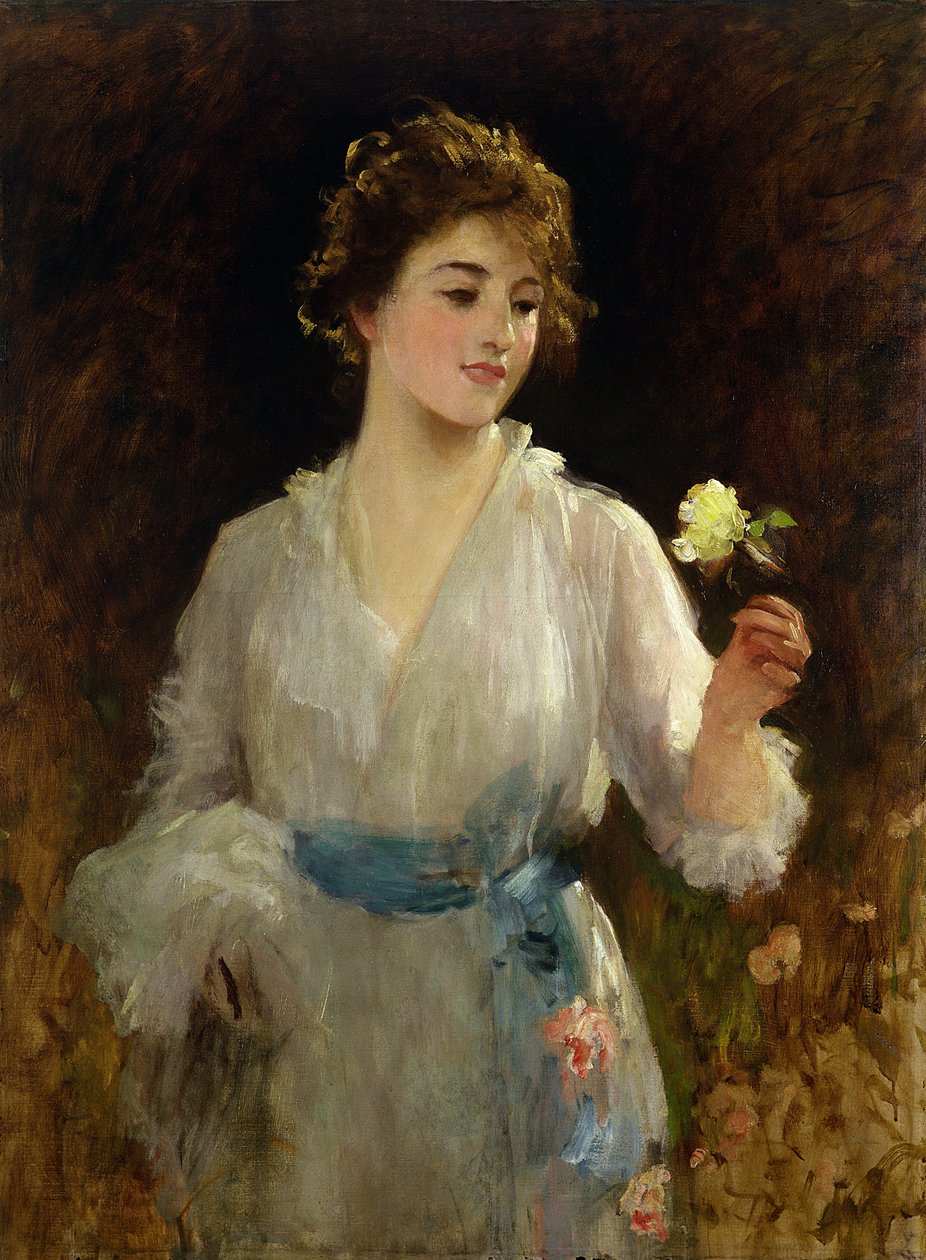 Den gule rosen av Samuel Luke Fildes