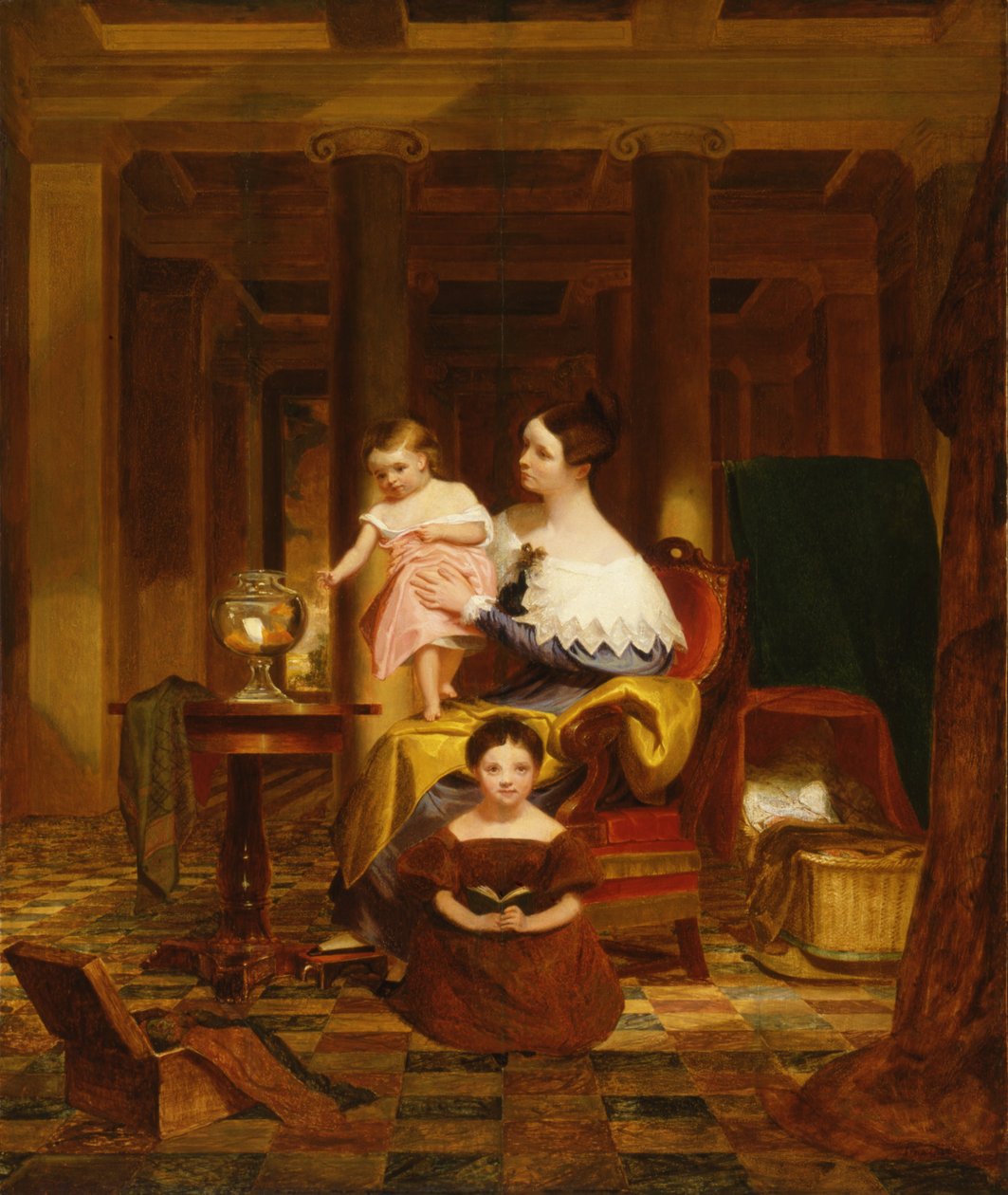 The Goldfish Bowl Mrs. Richard Cary Morse and Family av Samuel Finley Breese Morse