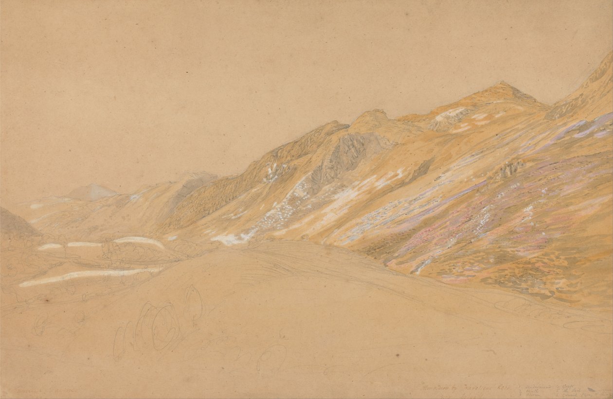 Fjell av de reisende i nærheten av Dolgelly av Samuel Palmer