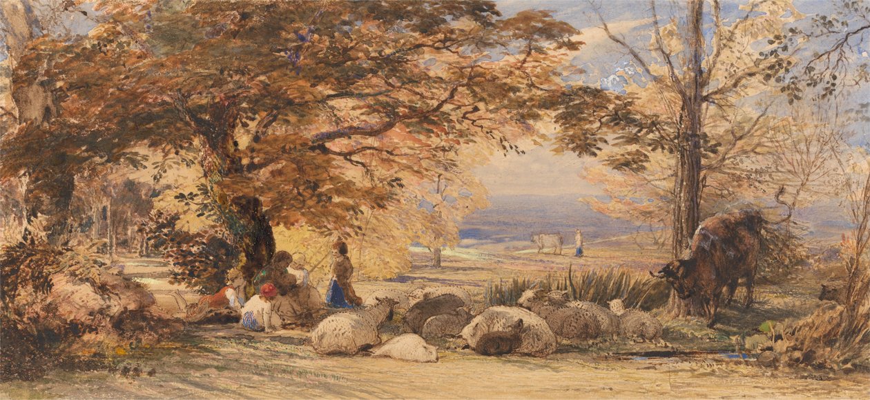 Rustikk tilfredshet av Samuel Palmer