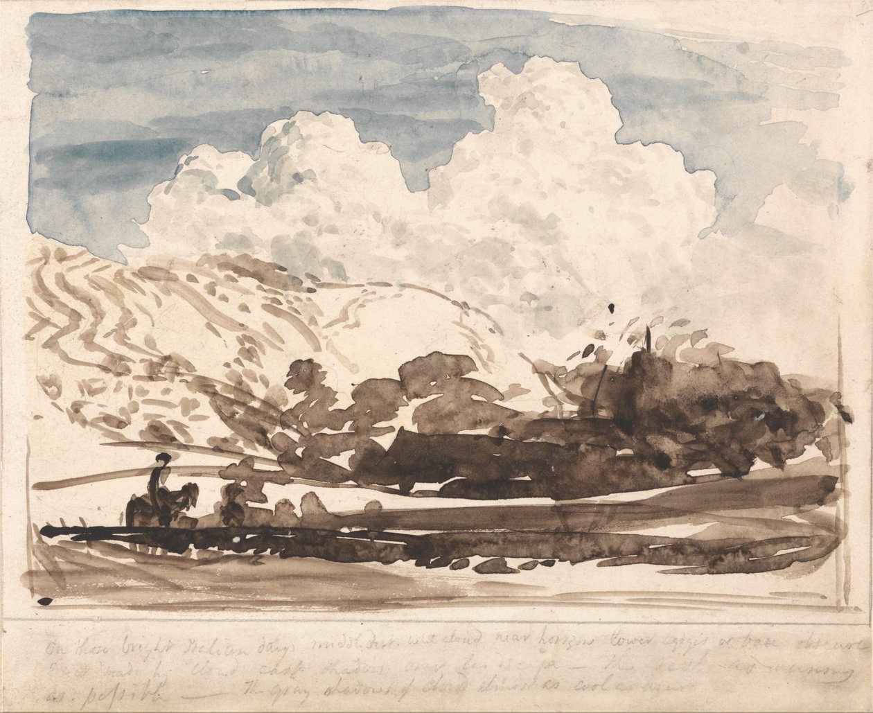 Den lyse skyen av Samuel Palmer