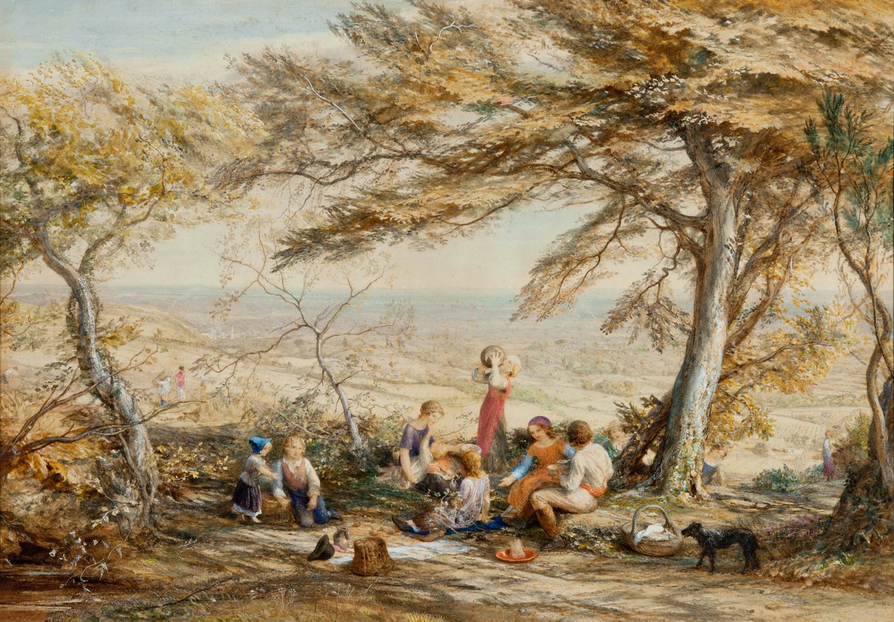 Den rustikke middagen av Samuel Palmer