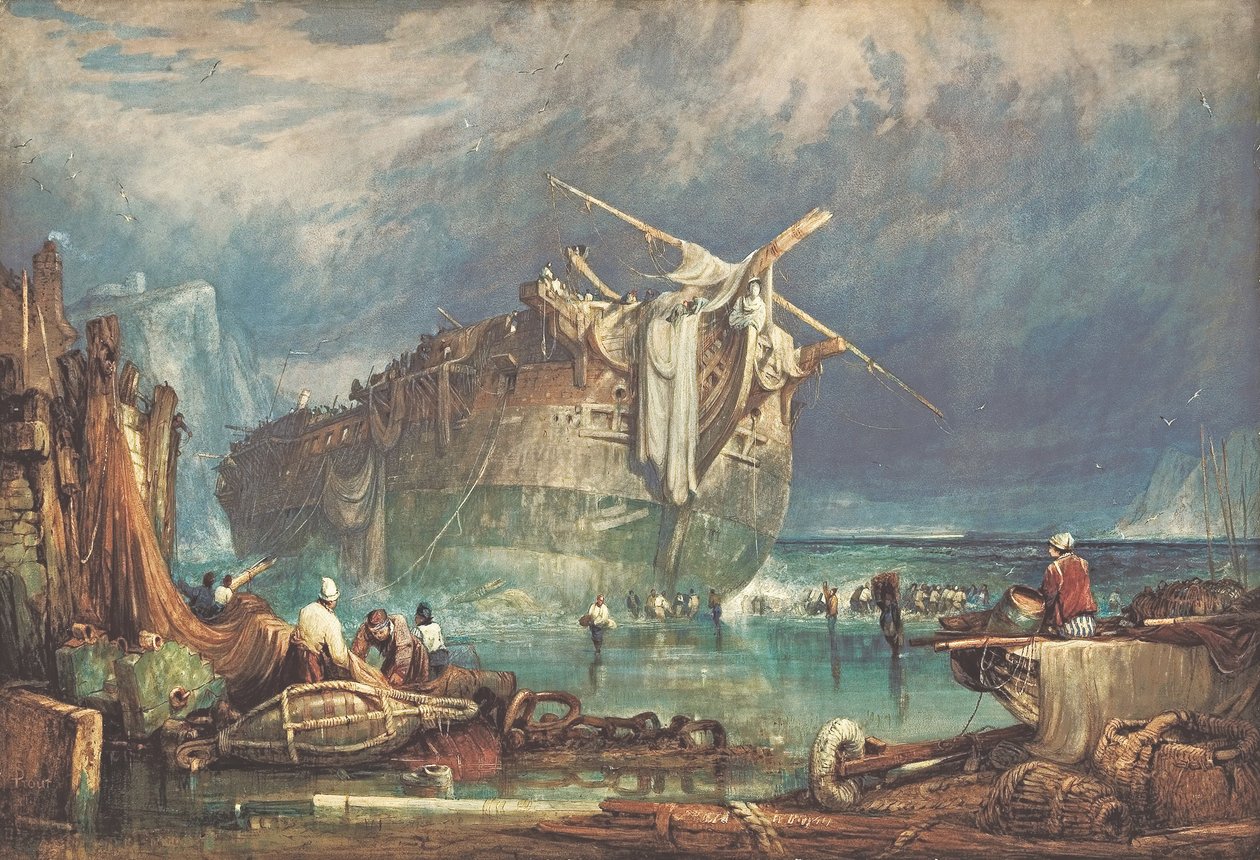 Salving fra vraket av Samuel Prout