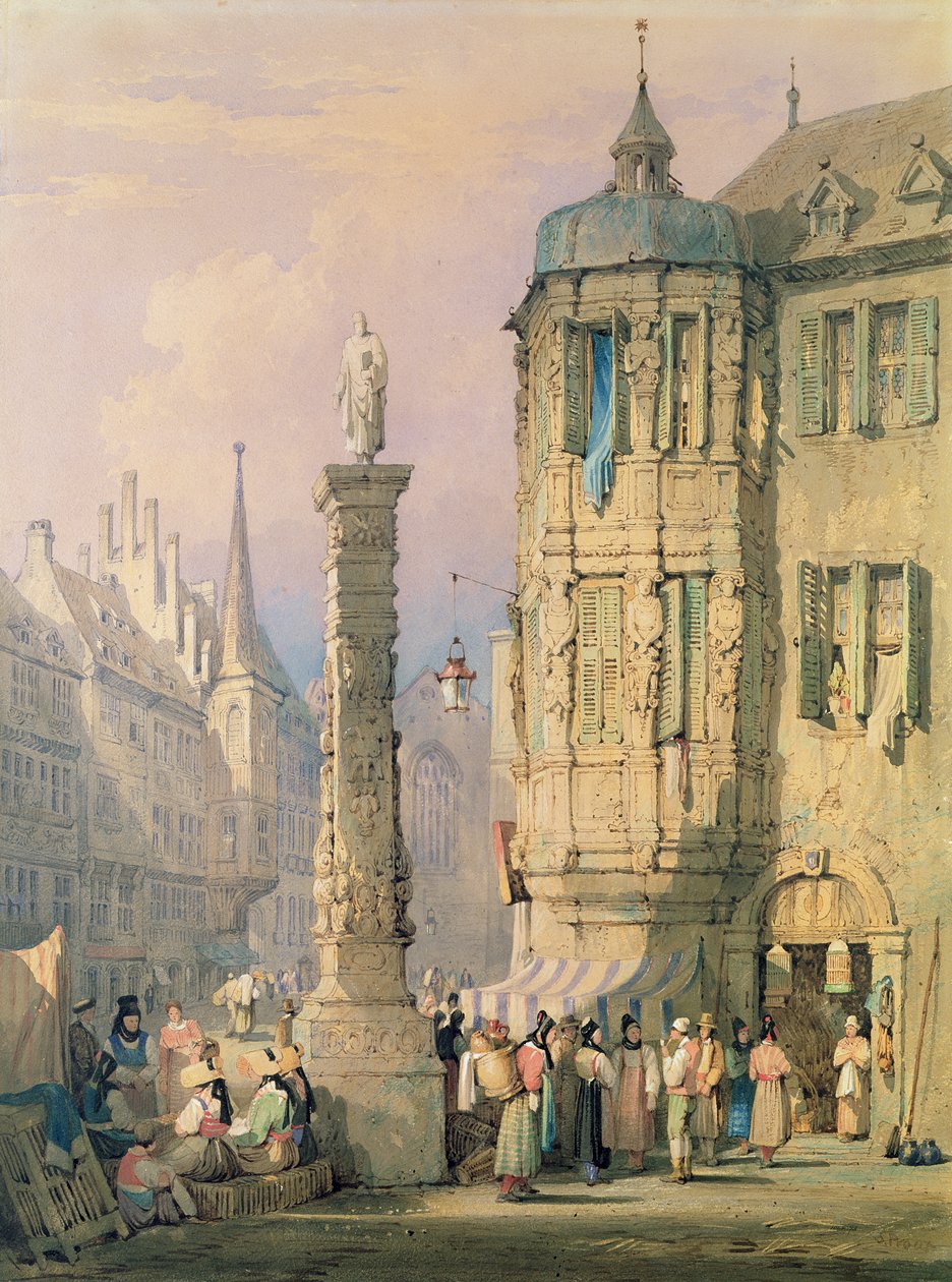 Bispepalasset, Würzburg av Samuel Prout