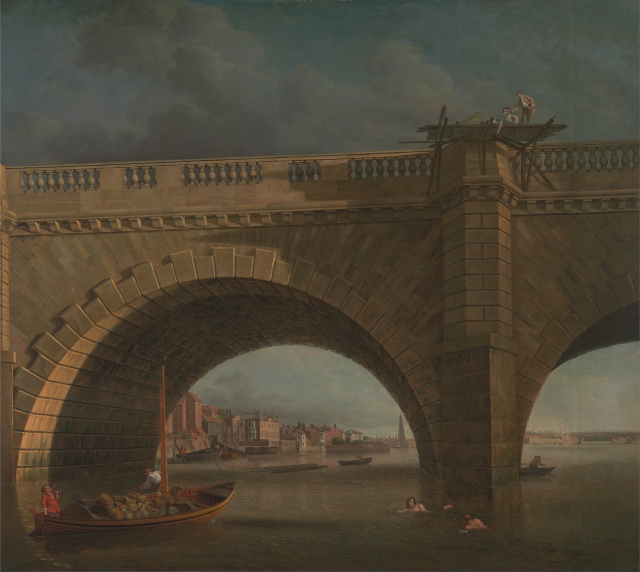 Arches of Westminster Bridge av Samuel Scott