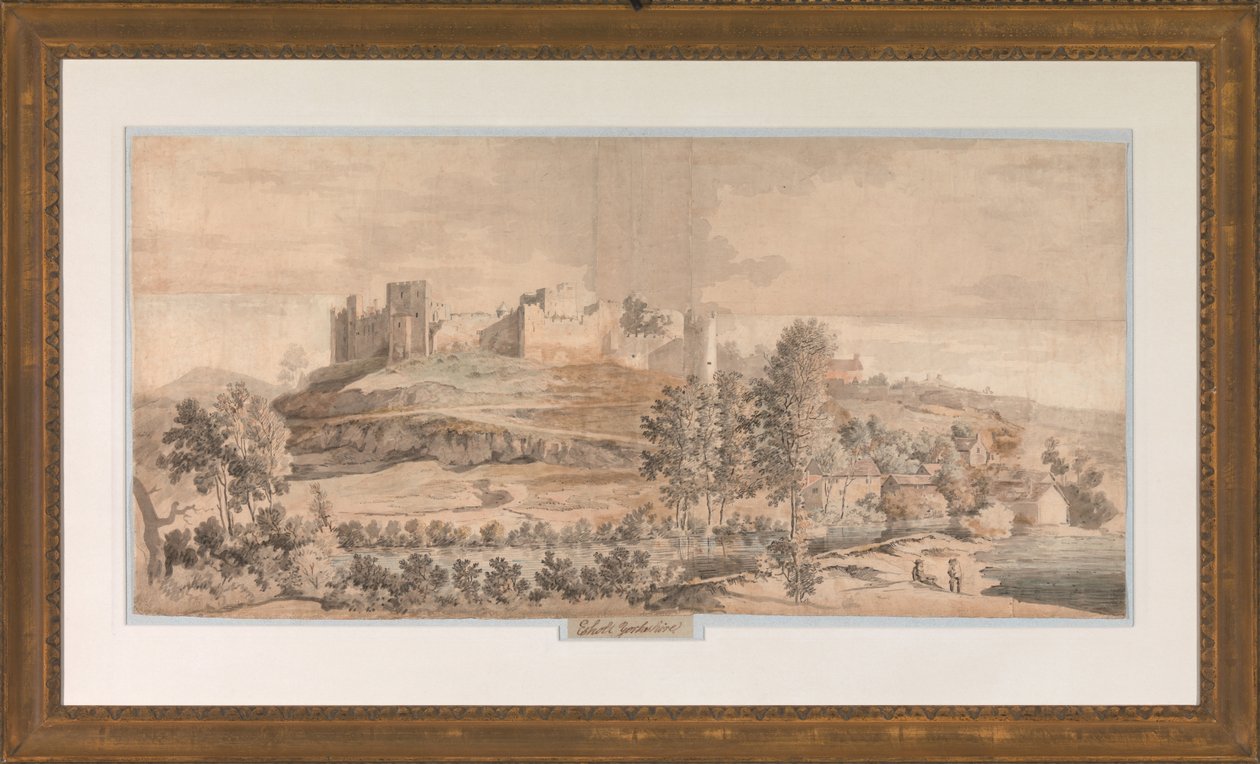 Ludlow slott av Samuel Scott