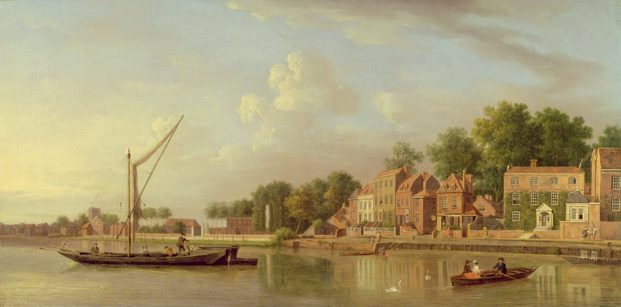 Themsen ved Twickenham, ca. 1760 av Samuel Scott