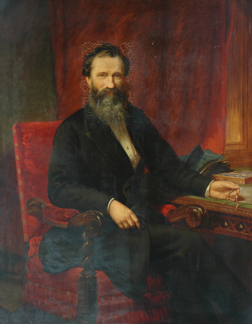 Sir Isaac Holden, 1868 av Samuel Sidley