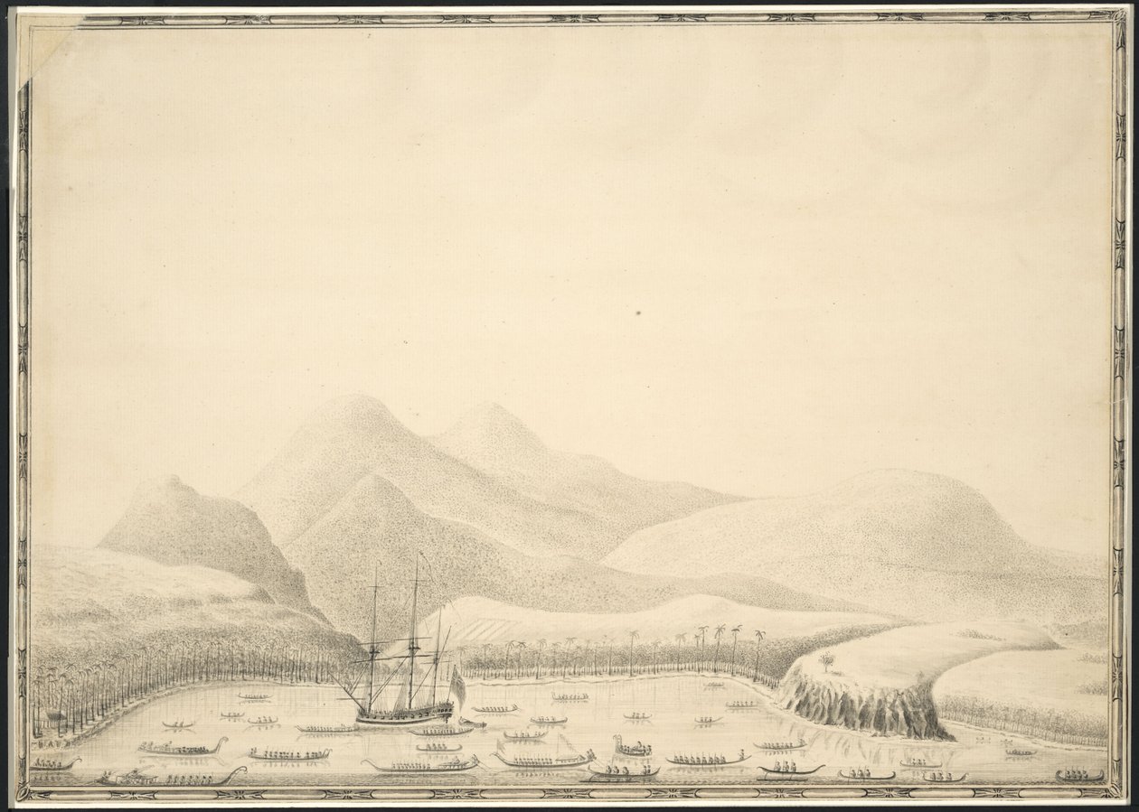 Otaheite (dvs. Tahiti) eller King Georges Island av Samuel Wallis (1728–1795) av Samuel Wallis