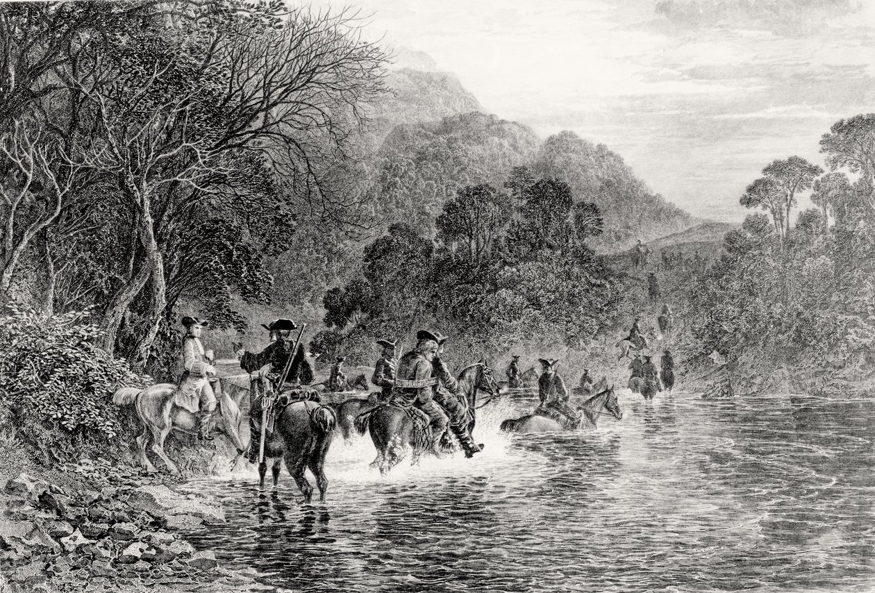 Rob Roy ved Ford, gravert av William Forrest av Samuel Bough