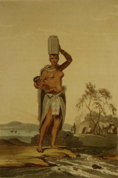 En afrikansk kvinne, plate 17 fra 