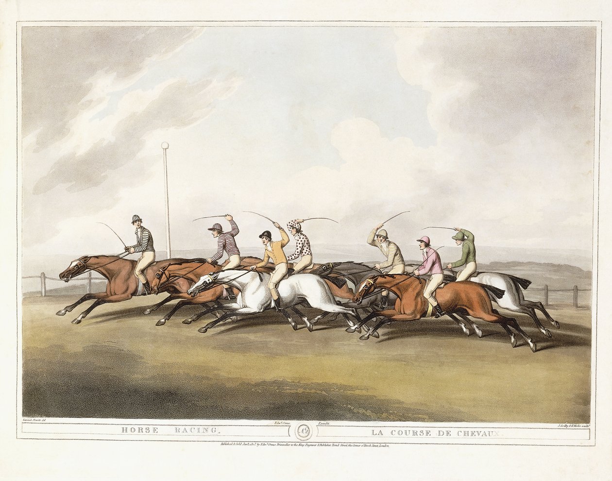 Hesteveddeløp av Samuel (after) Howitt