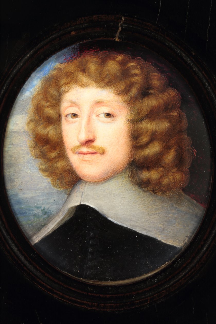 William Villiers, 2nd Viscount Grandison (akvarell på vellum) av Samuel (cicle of) Cooper