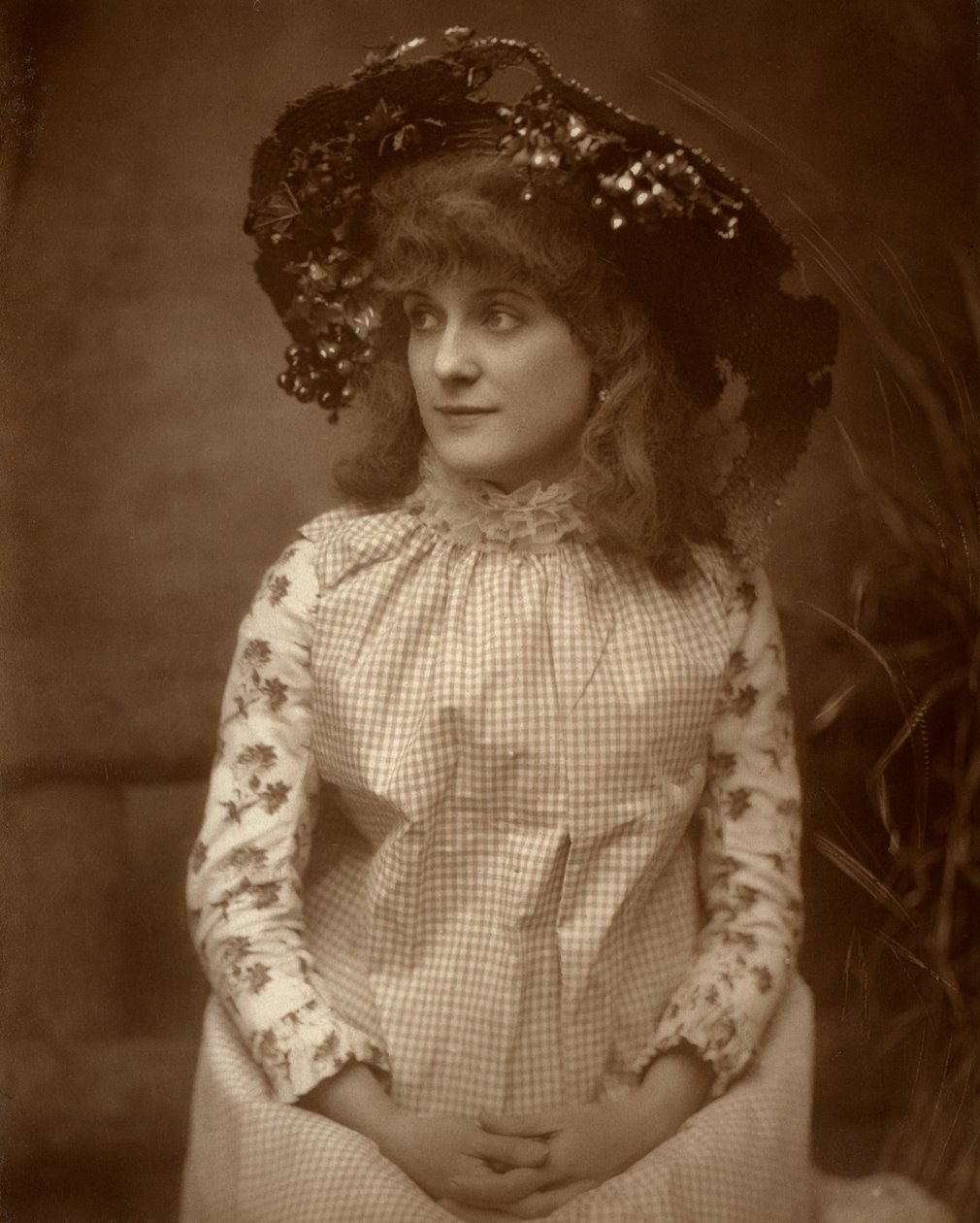 Minnie Palmer , amerikansk skuespillerinne, 1884 av Samuel A Walker
