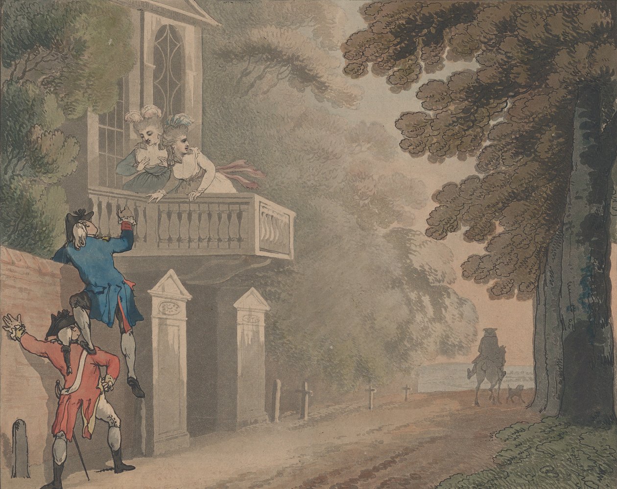 Art of Scaling, 1792. av Samuel Alken