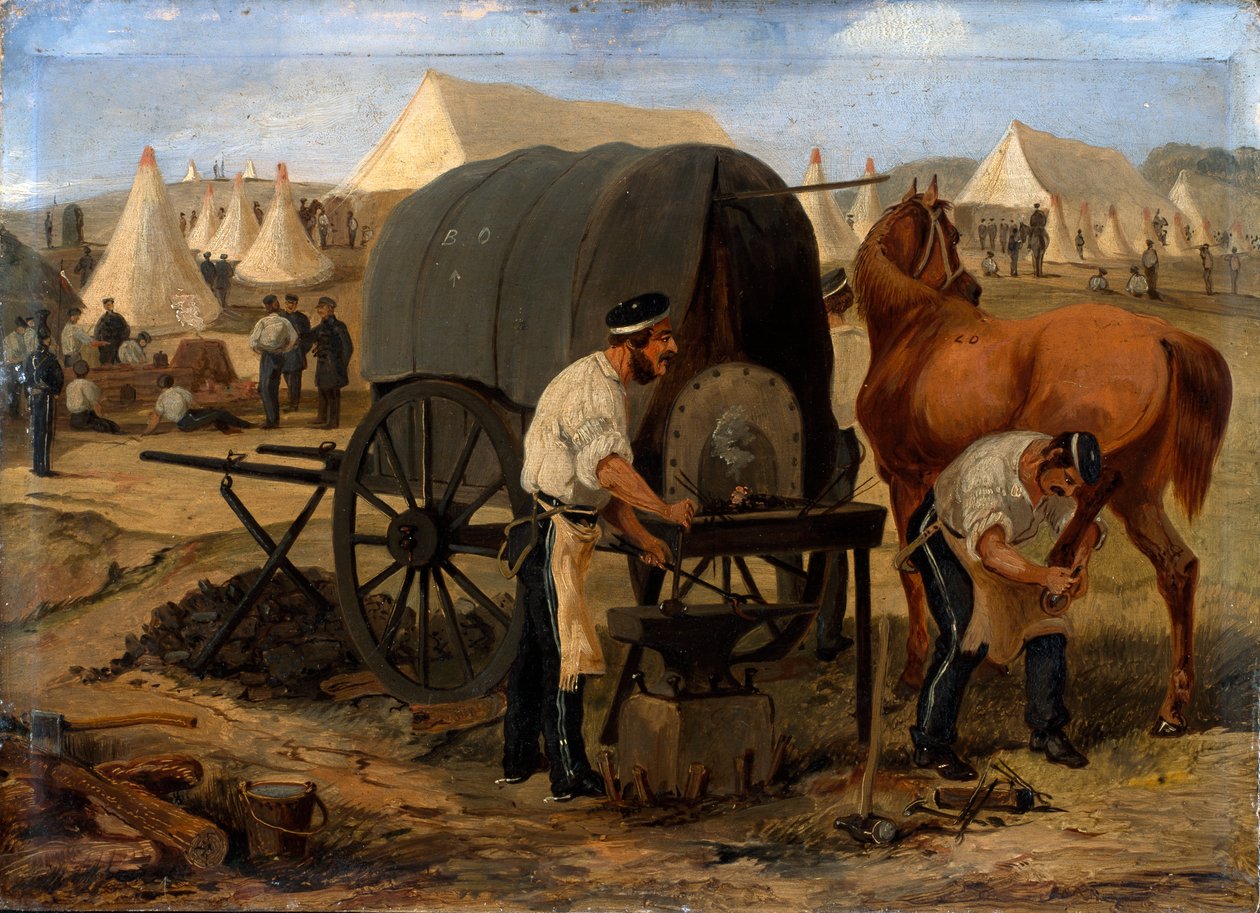 Hovslagere av 17. regiment av av Samuel Alken