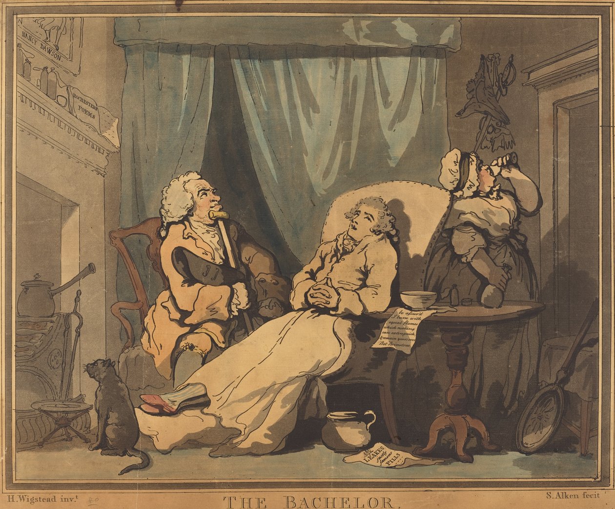 Ungkaren av Samuel Alken after H. Wigstead