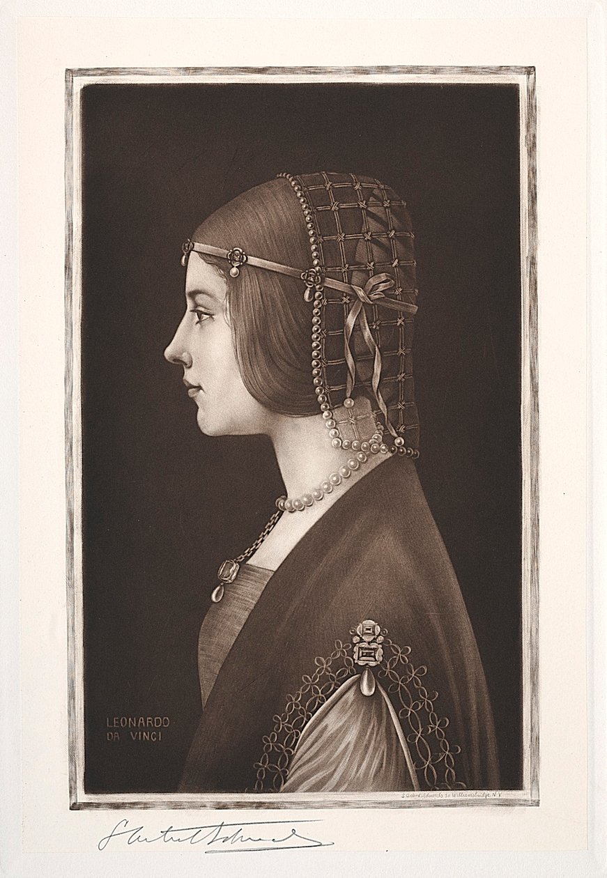 Beatrice DEste, 1800-1900-tallet. av Samuel Arlent Edwards