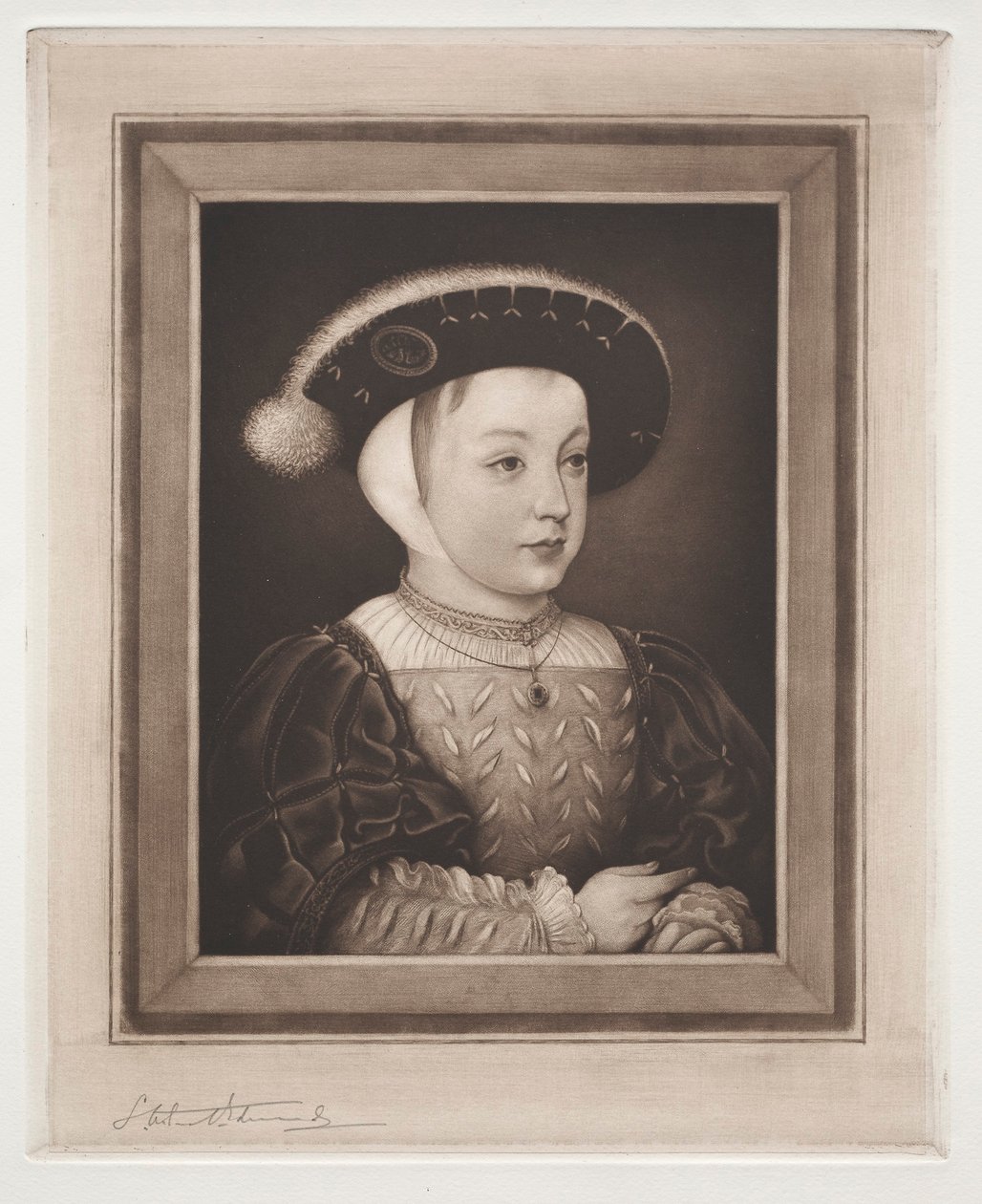 François II Dauphin av Frankrike, 1800- og 1900-tallet. av Samuel Arlent Edwards