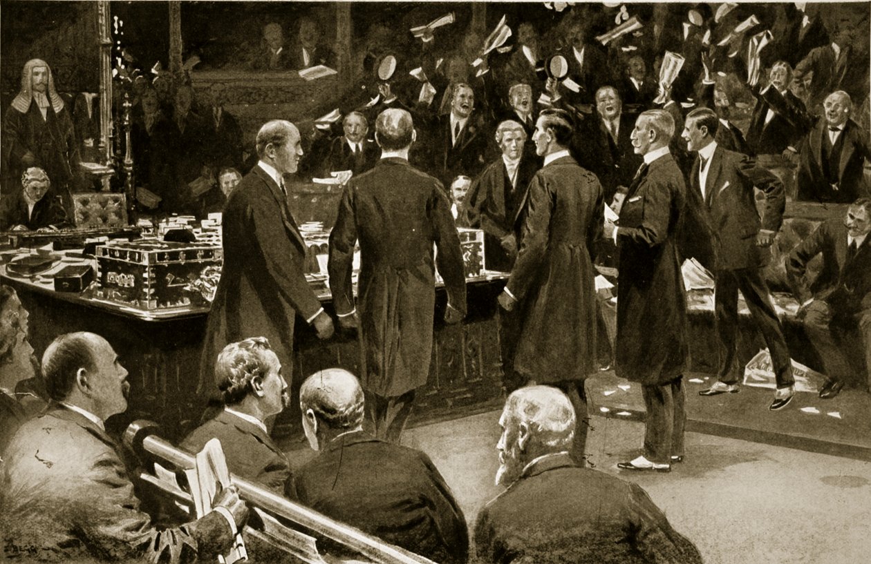 Et hjemmestyrt nederlag, 1912 av Samuel Begg