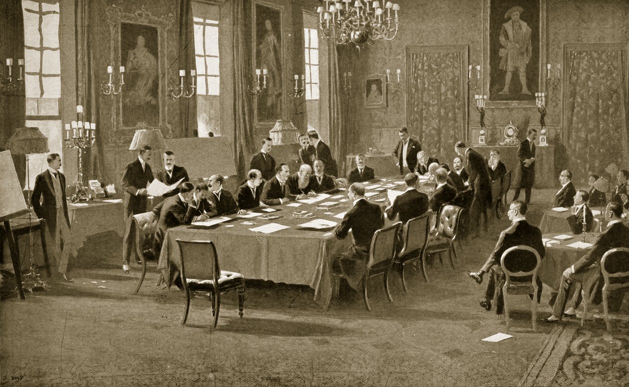 Signering av London-traktaten, 1913 av Samuel Begg