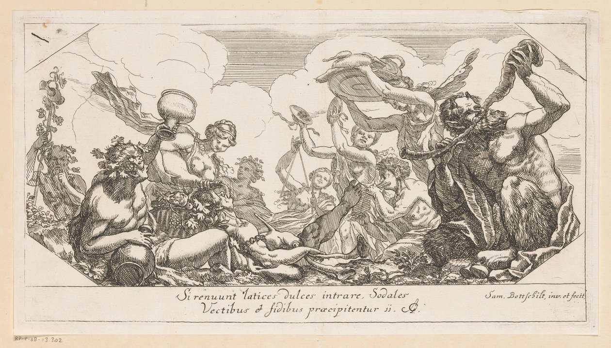 Bacchanal Ulike design (serietittel) Opera Varia Historica, Poetica & Iconologica (serietittel) av Samuel Bottschild