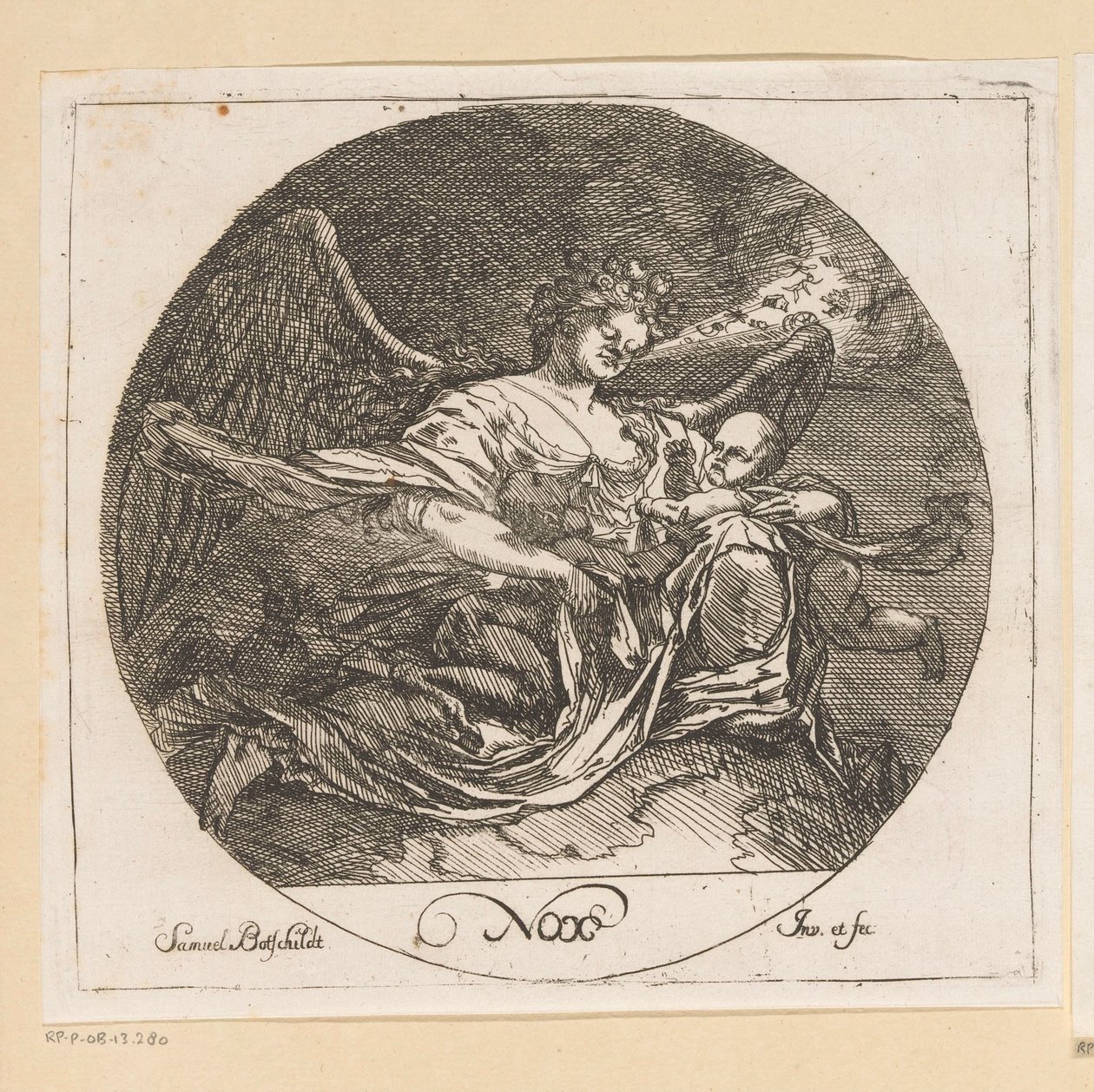 Nox (natt) Nox (tittel på objekt) Fire ganger på dagen (serietittel) Ulike design (serietittel) Opera Varia Historica, Poetica & Iconologica (serietittel) av Samuel Bottschild