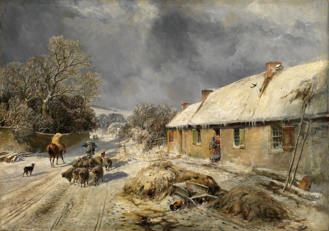 Burns's Cottage, Alloway av Samuel Bough