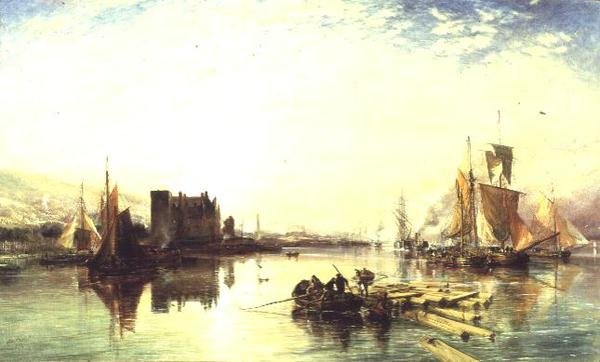 Port Glasgow, kveld av Samuel Bough