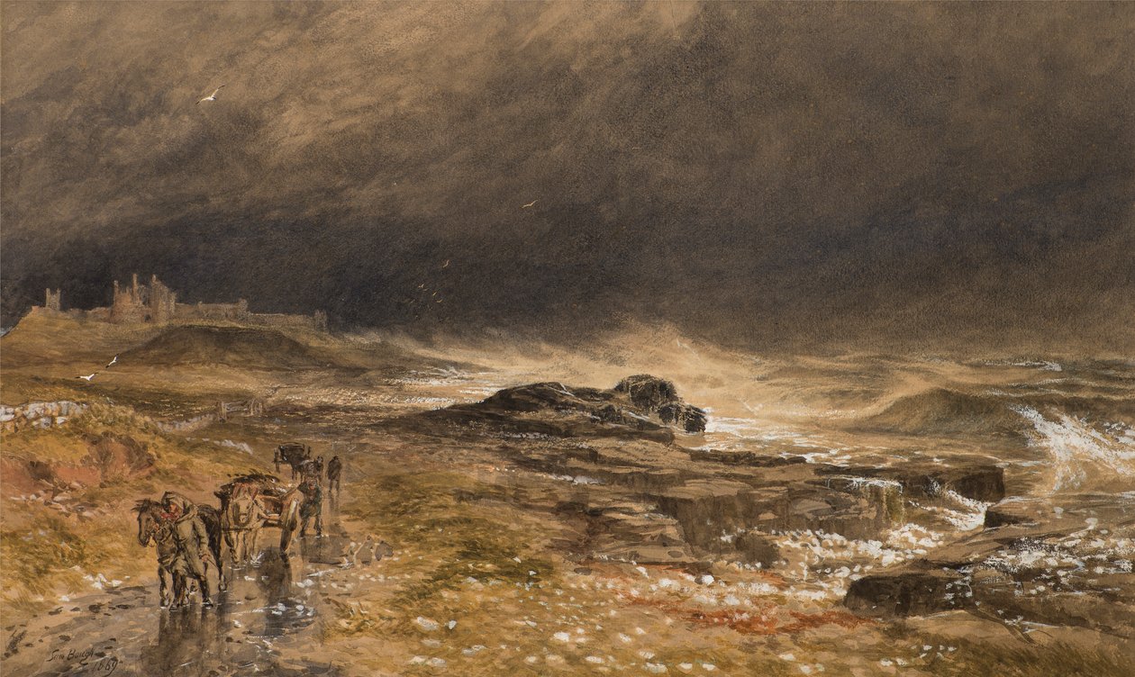 Tantallon slott av Samuel Bough