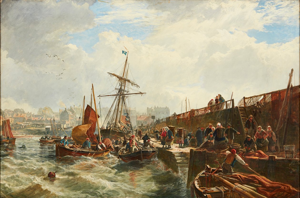 Losser fangsten, Newhaven av Samuel Bough