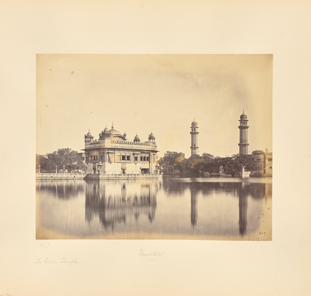 Amritsar - Det gylne tempel av Samuel Bourne