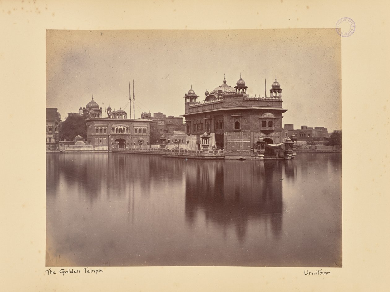 Amritsar; Det gylne tempelet av Samuel Bourne