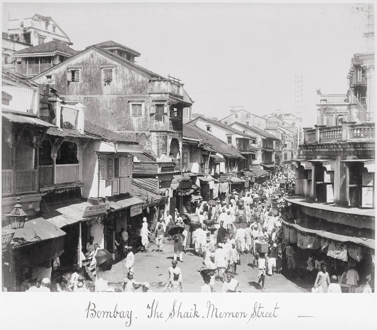 Bombay, Said-Memon-gaten av Samuel Bourne