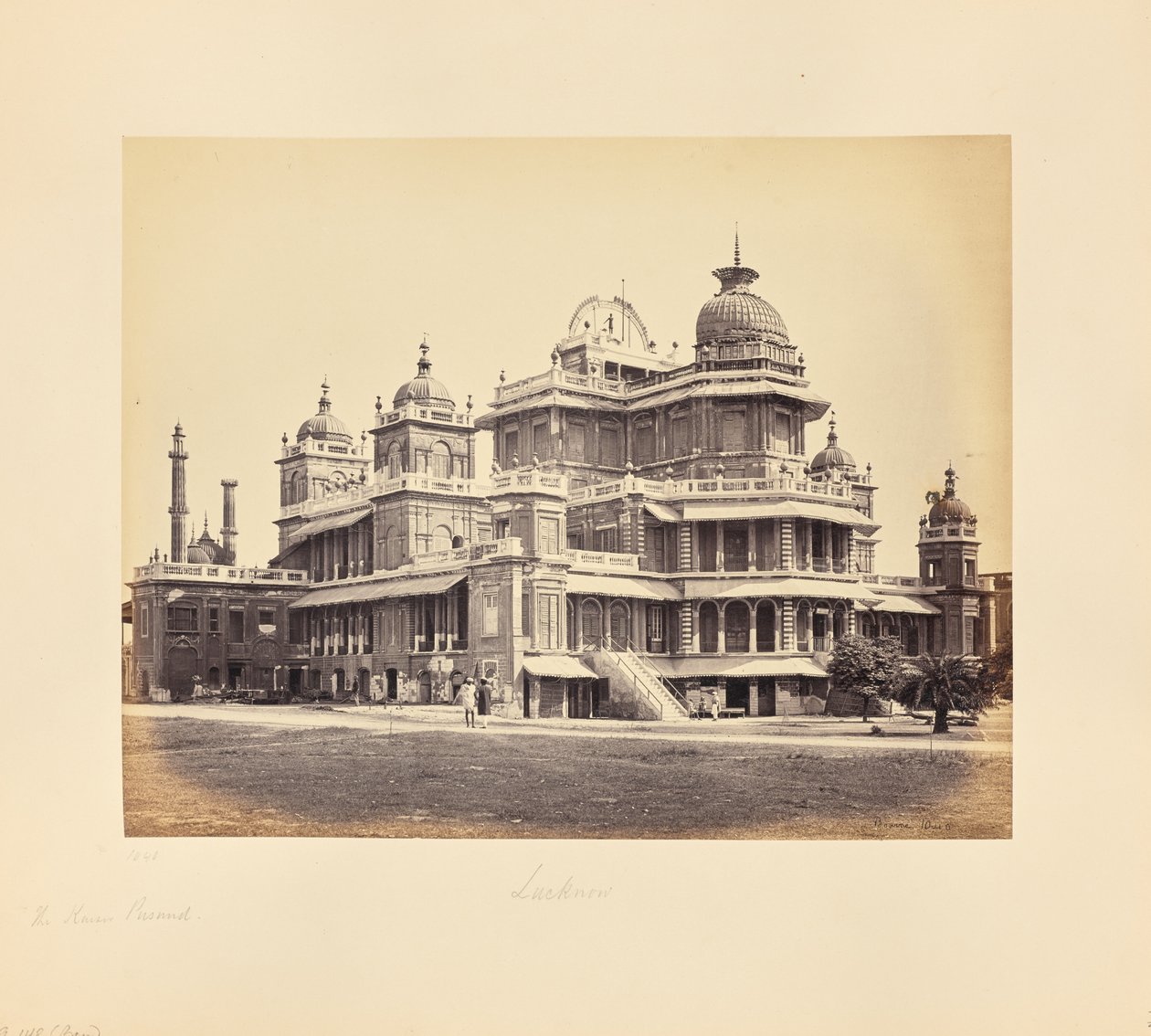 Lucknow; Kaiser Pasund fra sørvest [sic] av Samuel Bourne
