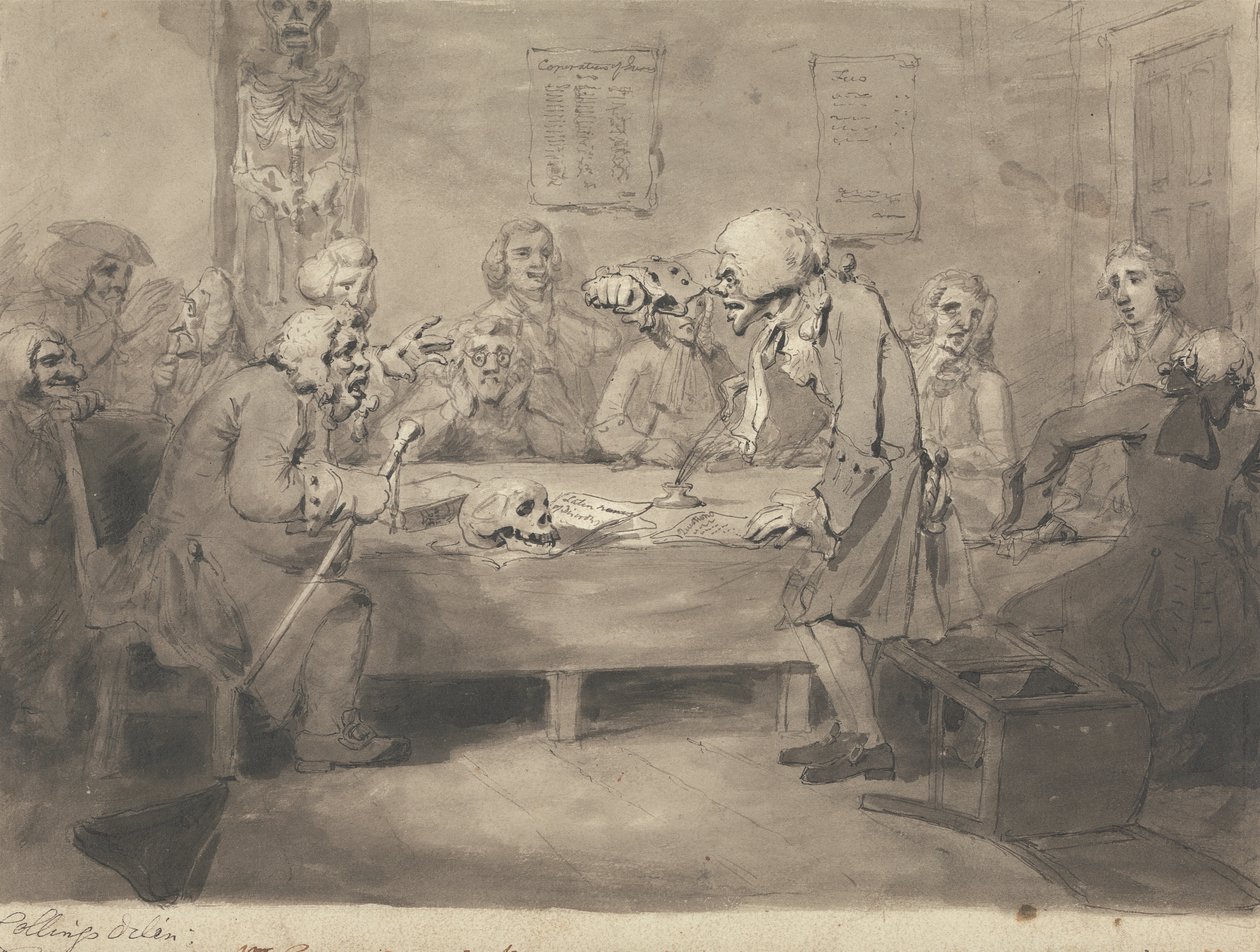 Et kverulerende komitémøte av Samuel Collings