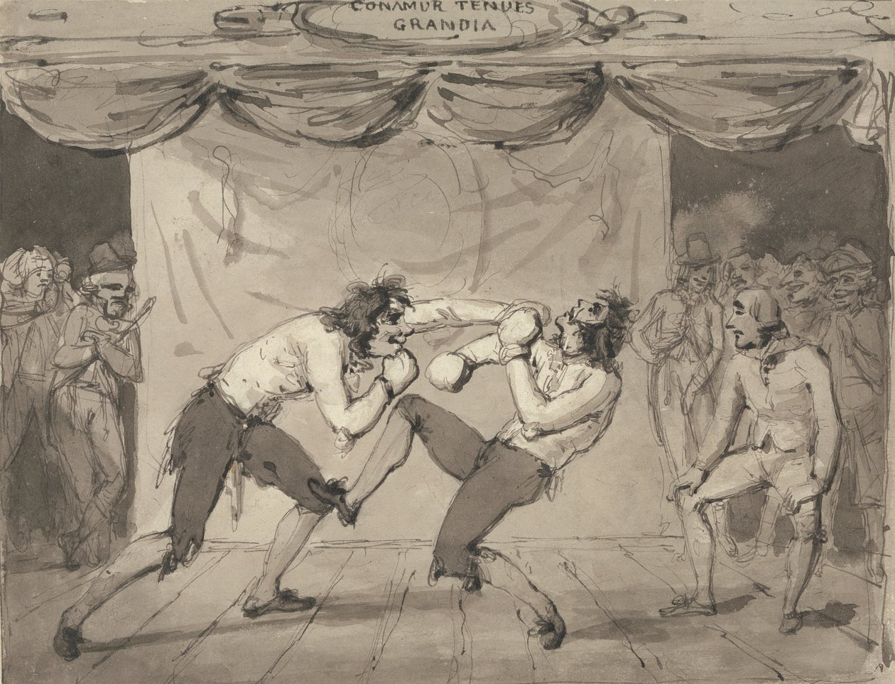 Høflig underholdning av brutte dyr på Lyceum av Samuel Collings