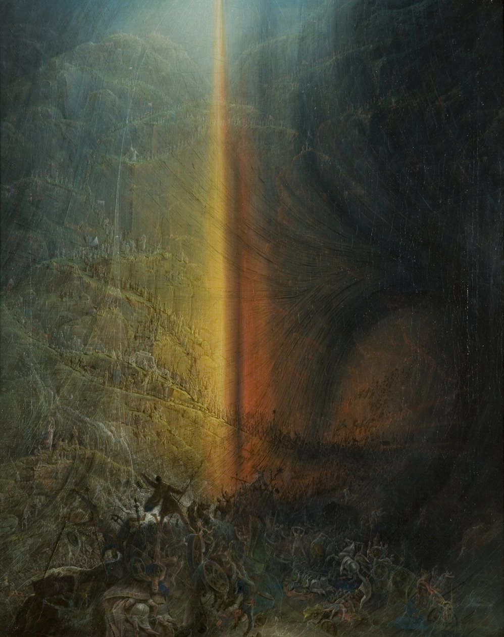 The Destruction of Pharaoh's Host, ca. 1830 (olje på lerret) av Samuel Colman