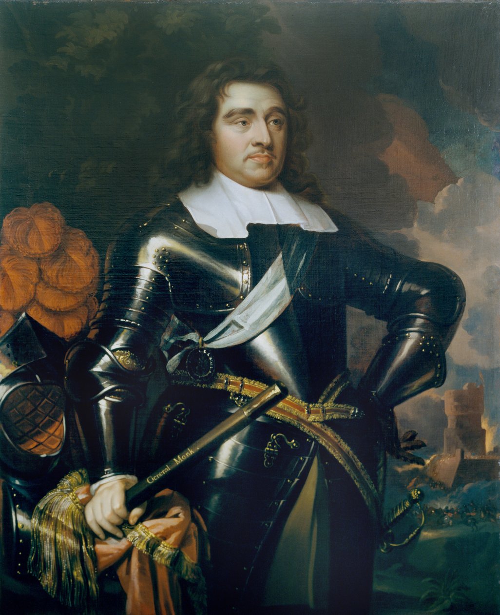 General George Monk (1608-70) 1. hertug av Albemarle, ca. 1665 av Samuel Cooper