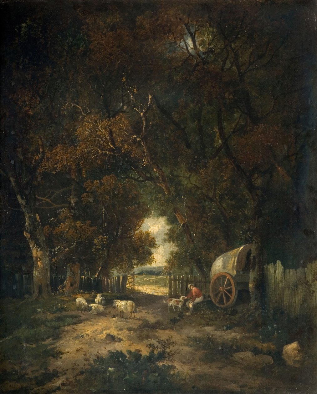 Walnut Tree Walk, Earlham, 1836-63. av Samuel David Colkett