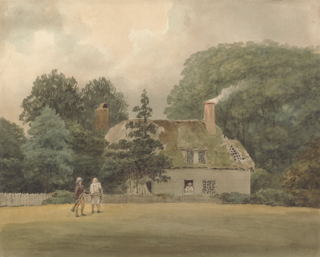 Hytte på eiendommen til Ayot St. Lawrence Hertfordshire av Samuel Davis