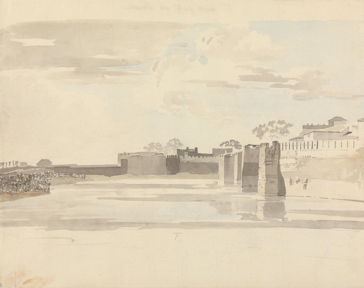 Østporten ved Tanjore (S. India) av Samuel Davis